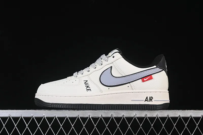 All Categories Nk Air Force 1 Air Force Series Nk Air Force 1 Low Air Force Low Nike Air Force 1'07 Low Beige Gray Black Letters Air Force One Low Casual Shoes JS8028-018